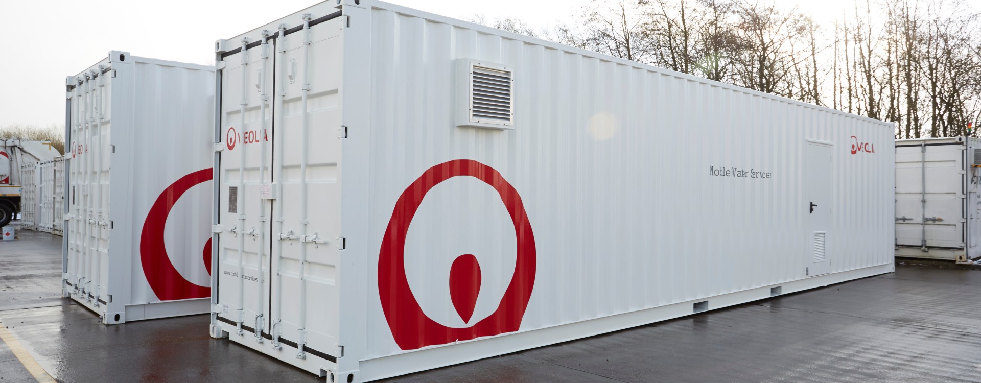 Veolia containers side by side